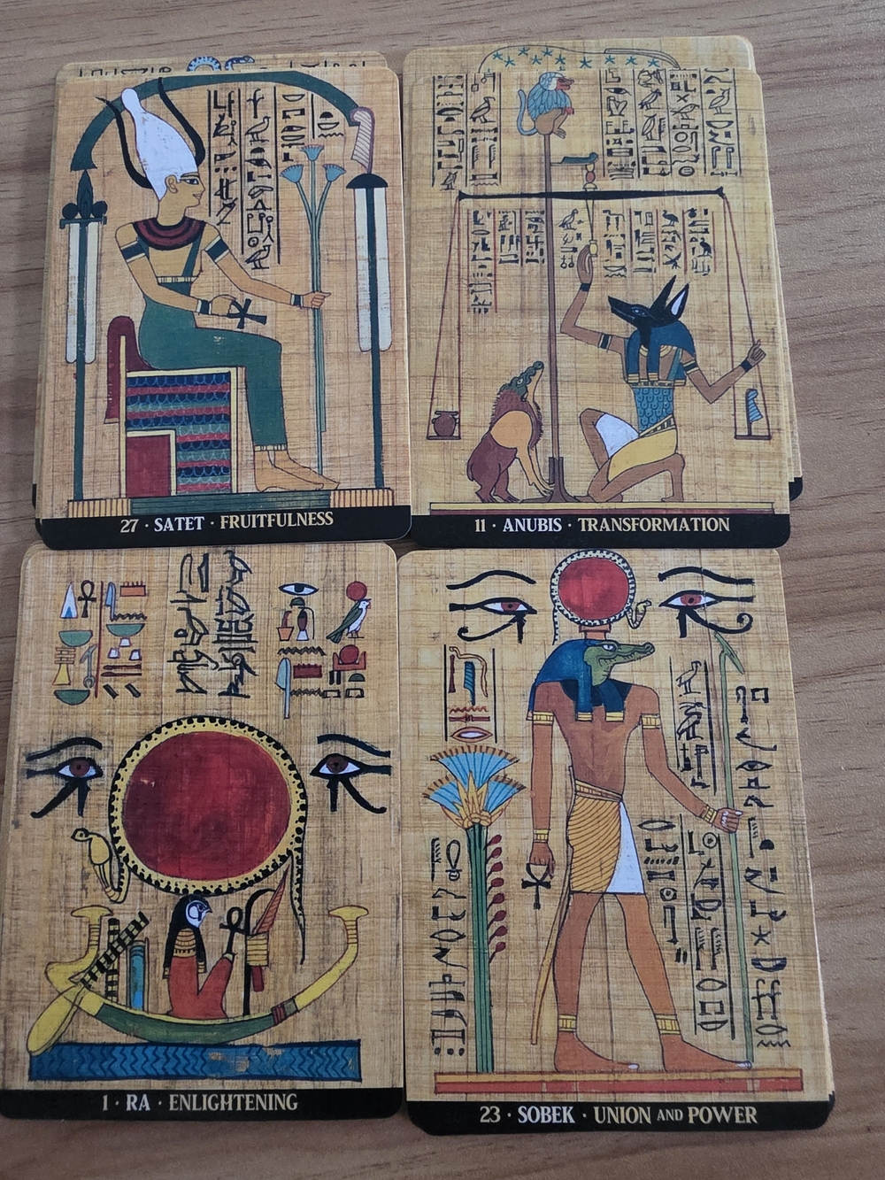 Egyptian Gods Oracle Cards - QR Code Guidebook - Picture 6 of 12